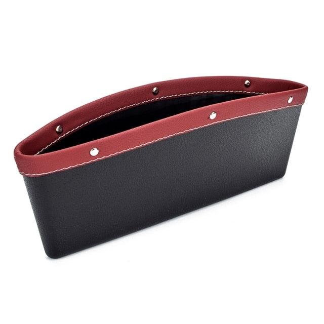 Car Organizer Storage Car Seat Slit Gap Pocket Multifunctional Driver Seat Catcher Cup Holder Car Accessories PU Leather Car Seat Gap Organizer Universal Fit Storage Pockets Adjust Set Car Seat Crevice Storage Box Helps Reduce Distracted Driving